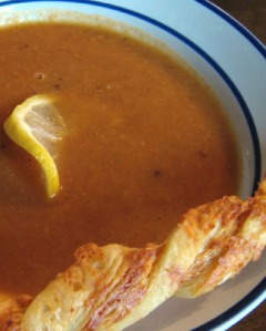 Roasted Parsnip, Carrot and Tomato Soup
